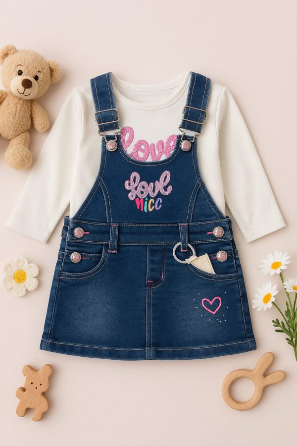 GF3916 VESTIDO VAQUERO NIÑA