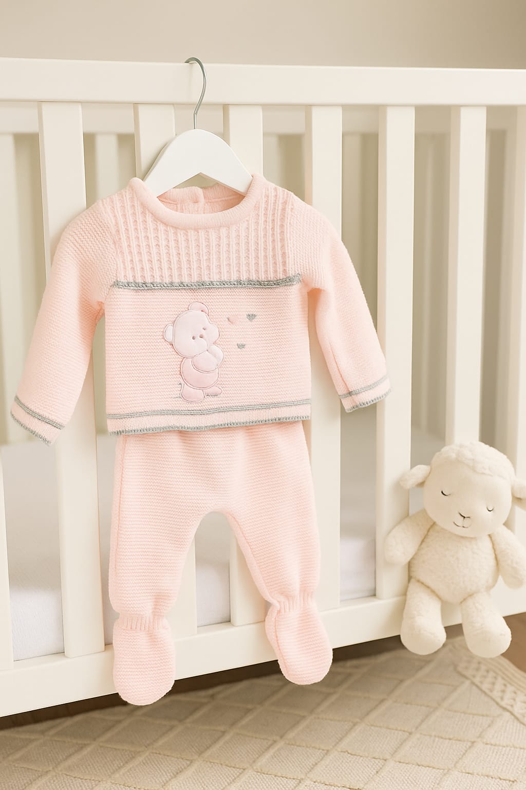conjunto bebe rosa