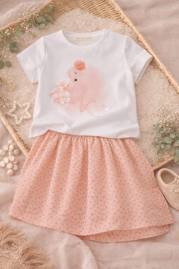 JGV66799 Conjunto Camiseta Niña