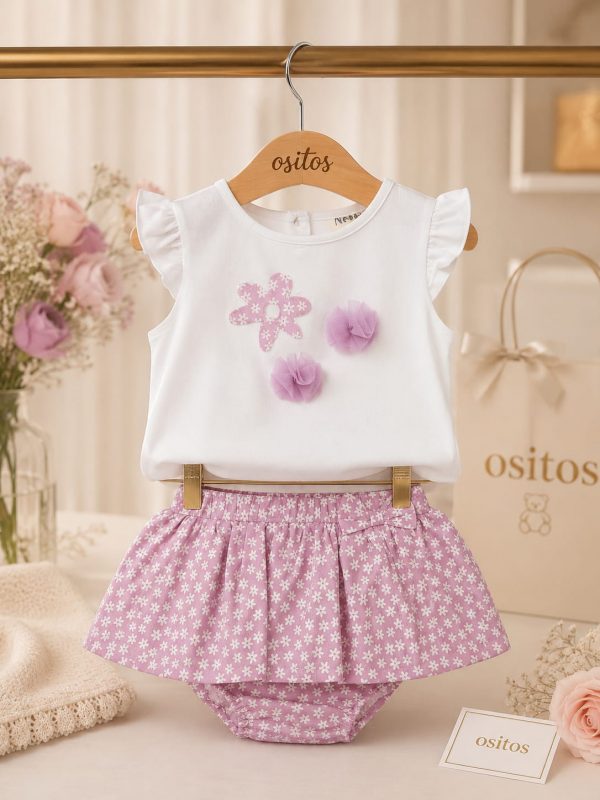 BGV96554 Conjunto Braguita Niña